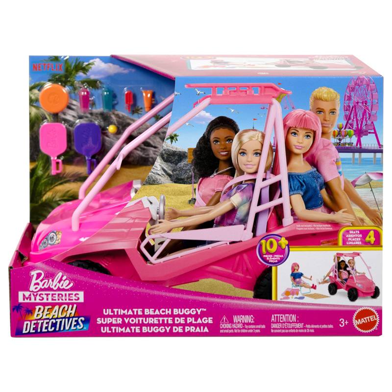 Mattel Barbie Jfv68  Detective Muneca Con Buggy Playero