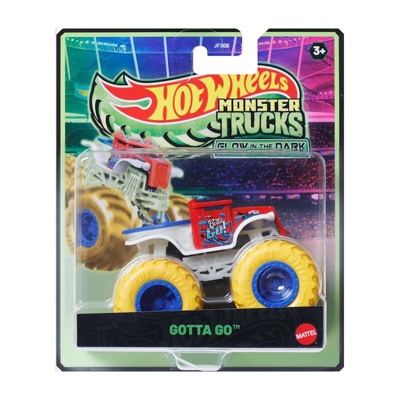 Mattel Hot Wheels Jfx08 Hw Monster Trucks Camion Monstruo Sorpresa Con Efecto Luminoso