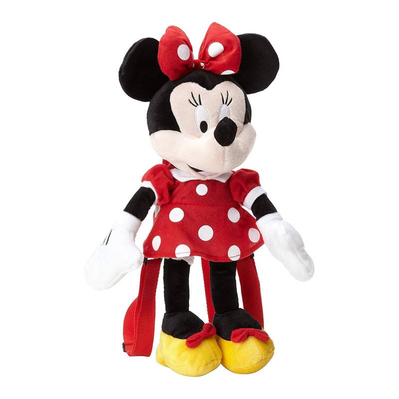 "Novelty Disney 19707 Minnie Roja Peluche Backpack 17"""