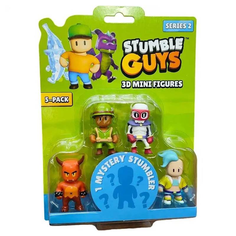 Pmi Kind Word Stumble Guys 438 Set 5 Figuras 3D Stumble Guys Serie 2 Blister
