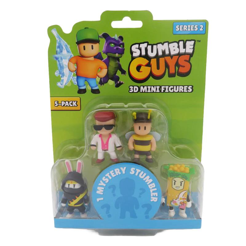 Pmi Kind Word Stumble Guys 438 Set 5 Figuras 3D Stumble Guys Serie 2 Blister