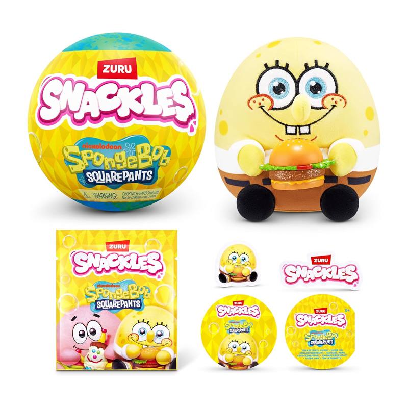 Zuru Mini Brands 77705Gq1 Snackles Serie 1 Bob Esponja Capsula 5 Pulgadas