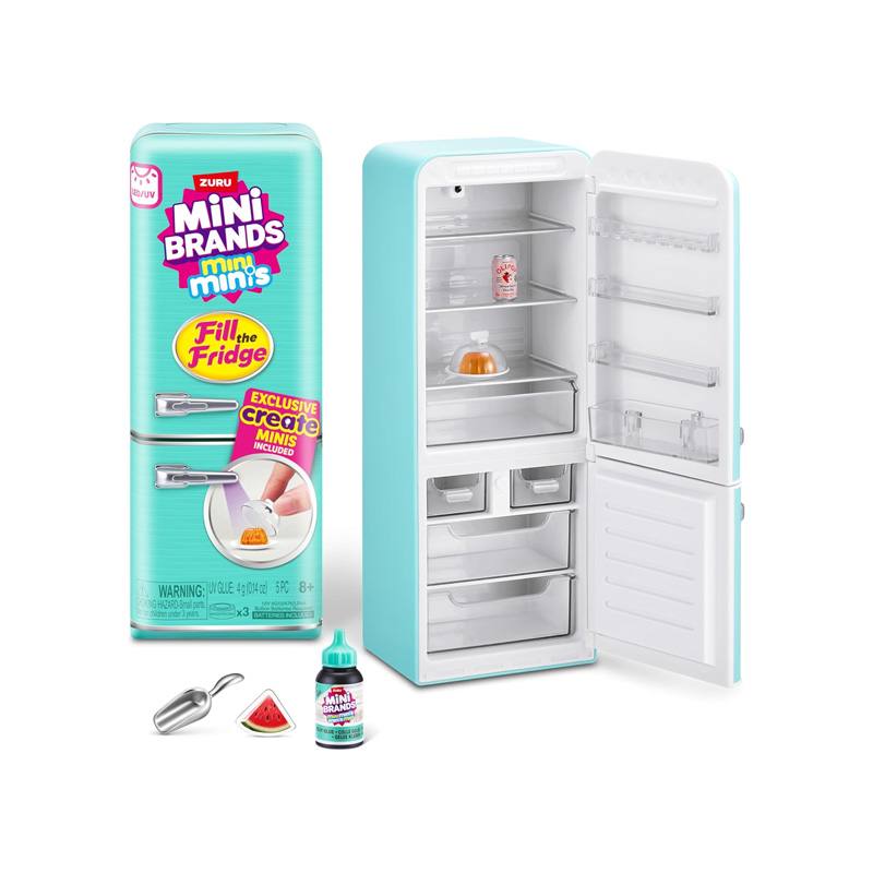 Zuru Mini Brands 77673 Mini Marcas Playset Llena El Refrigerador Serie 1