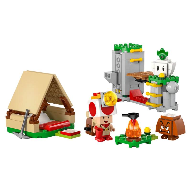 Lego Super Mario Bros 72040 Campamento Capitan Toad