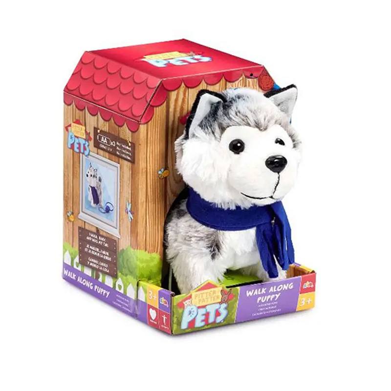 Boing Toys Pets 315-11147-B Pitter Patter Pets Husky Kennel Camina Y Ladra