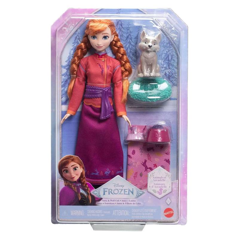 Mattel Frozen Jfg17 Muneca Anna Frozen Con Zorrito Bebe