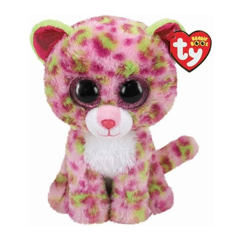 Ty Ty Beanie Boos 36476 Lainey Leopardo Rosa
