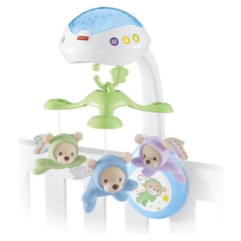 Mattel Fisher Price Cdn41 Movil 3 En 1 Suenos De Mariposa