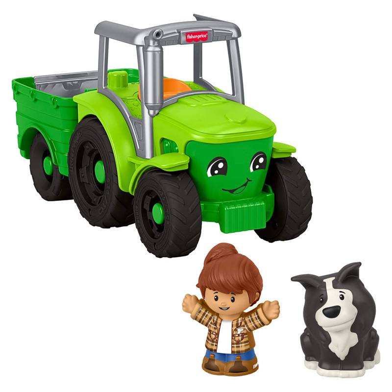 Mattel Fisher Price Jgx13 Tractor Mediano Con Figuras
