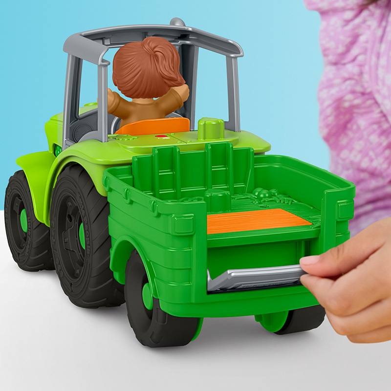 Mattel Fisher Price Jgx13 Tractor Mediano Con Figuras