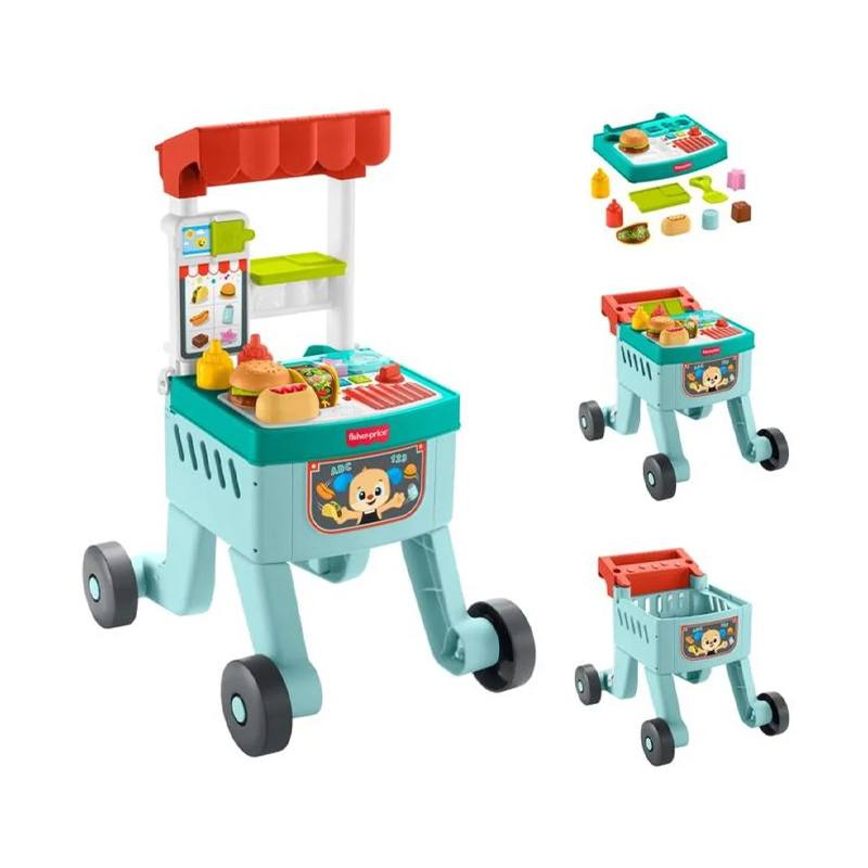 Mattel Fisher Price Jgw95 Carrito De Snacks 4 En 1