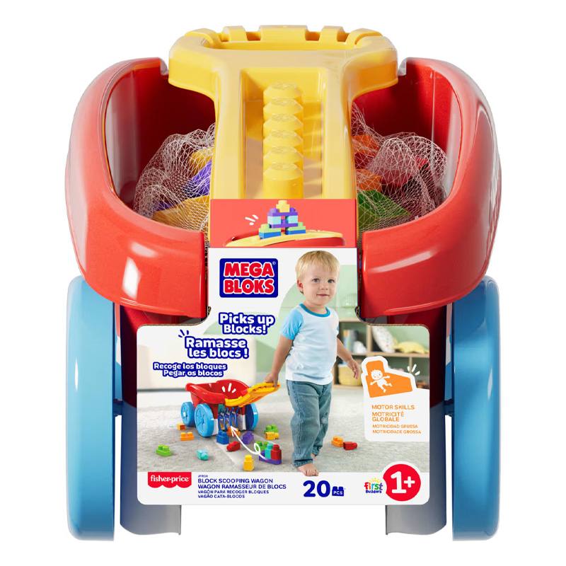 Mattel First Jfr30 Building Mega Bloks Carro Recoge Bloques