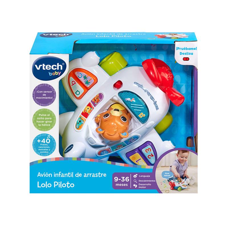 Vtech Baby 80-567922 Avion Infantil De Arrastre Lolo Piloto