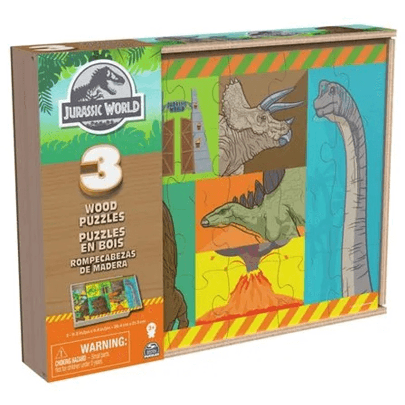 Spin Master Jurassic World 6070468 3 Rompecabezas Mader