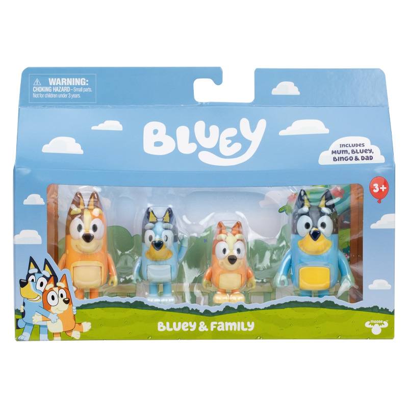 Moose Bluey 18915 4 Figuras Surtidas  S13