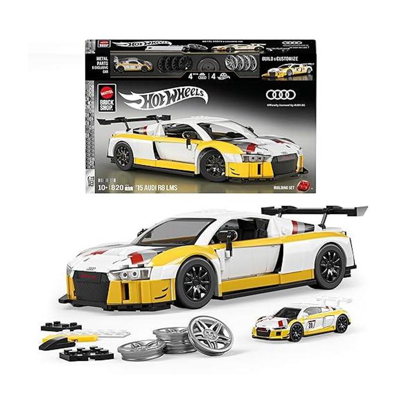 Mattel Hot Wheels Jgr28 Tienda De Bloques Audi Rs8 Lms Velocidad