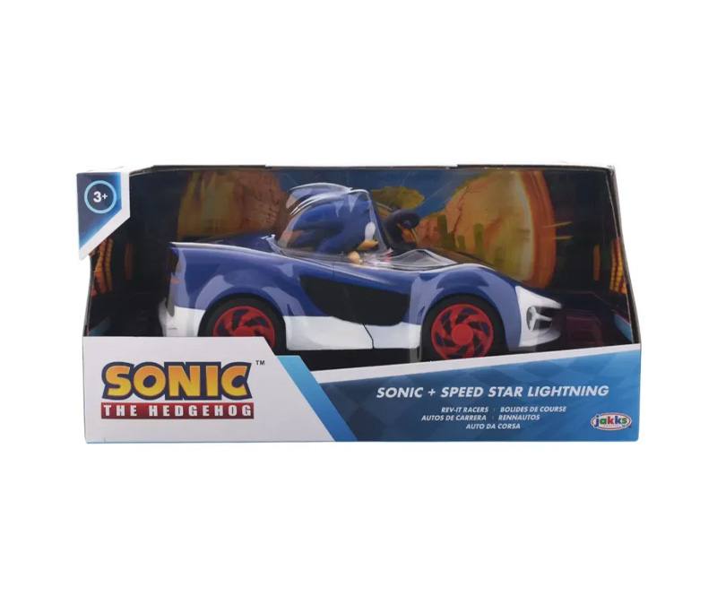 Jakks Pacific Sonic 431514 Figura 2.5 Pulgadas Con Vehiculo Italian Racer Surtido Ola 2