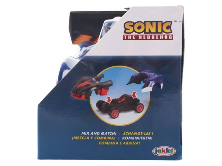 Jakks Pacific Sonic 431514 Figura 2.5 Pulgadas Con Vehiculo Italian Racer Surtido Ola 2