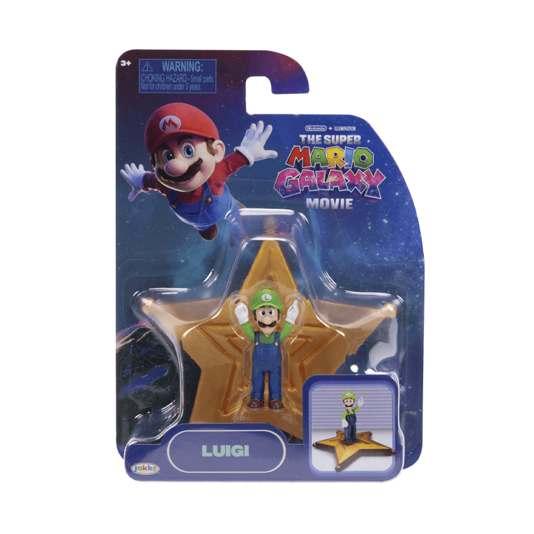 Jakks Pacific Super Mario Galaxy 432234 Mini Figura Embargada Con Accesorio Basico Ola 1