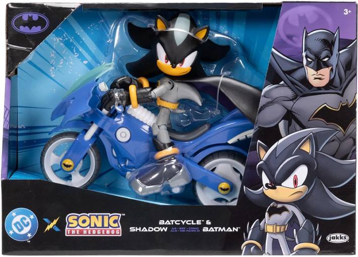 Jakks Pacific Sonic 433694-V1 Figura  5 Pulgadas Shadow Con Batcycle