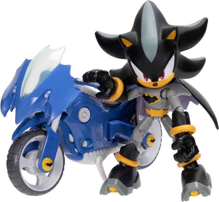 Jakks Pacific Sonic 433694-V1 Figura  5 Pulgadas Shadow Con Batcycle