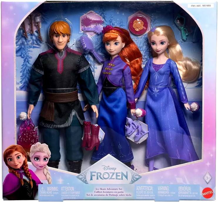 Jakks Pacific Frozen 264524 Set De Patinaje Sobre Hielo Version Economica Internacional