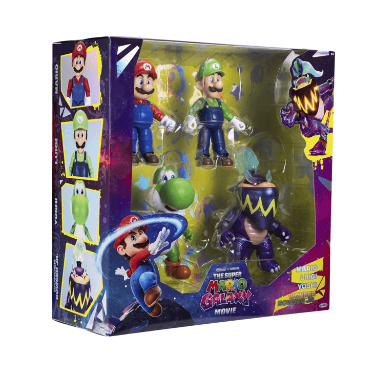 Jakks Pacific Super Mario Galaxy 432304 Multipack De Figuras Proyecto 5 Pulgadas