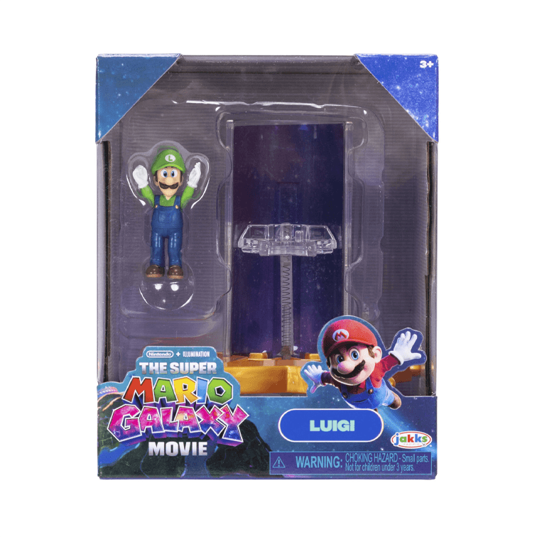 Jakks Pacific Super Mario Galaxy 432224 Mini Figuras Proyecto Con Accesorios Surtido Ola 1