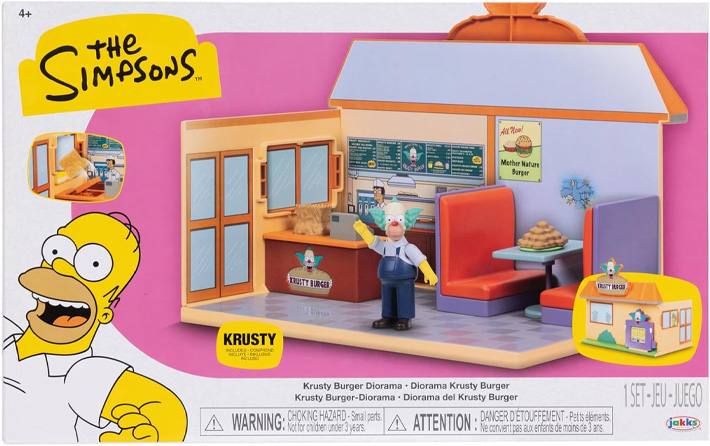 Jakks Pacific Los Simpsons 175574 Playset Krusty Burger