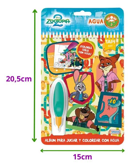 Tapimovil  Dzo01245 Zootopia Acuarela De Colores Wow