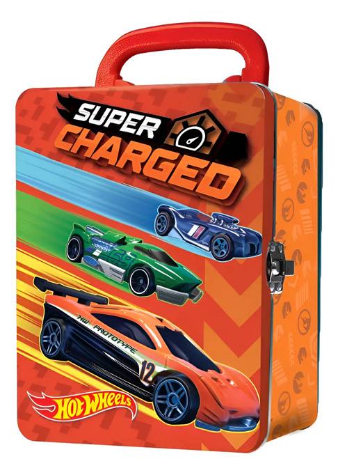 Mattel Hot Wheels Hwcc2-24R Estuche Metalico Para Autos