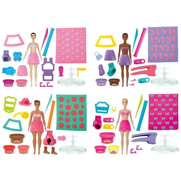 Hasbro Play-Doh G1354 Barbie Disenadora Muñecas Surtidas