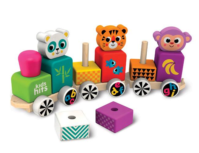 Kids Hits  Kh20-021 Tren De Madera Amigos Felices
