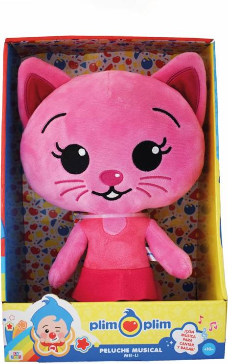 Arbex Toys Plim Plim 8401Bp Mei Li Gato Con Musica Peluche 30 Cm