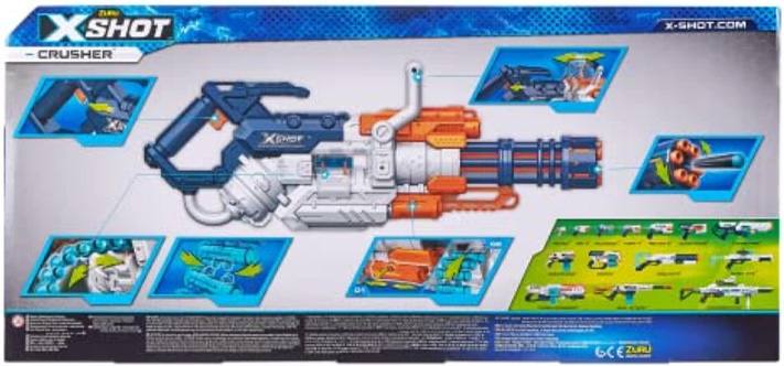 Zuru Xshot 36382 Excel Crusher Con Dardos