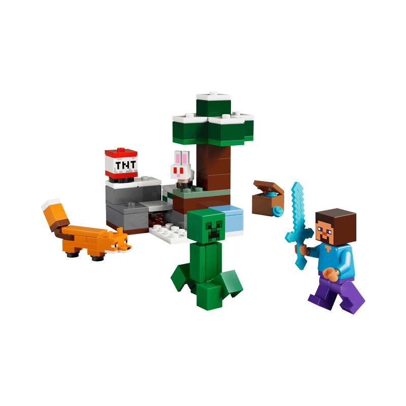 Lego Minecraft 21583 Aventura De Steve En La Taiga