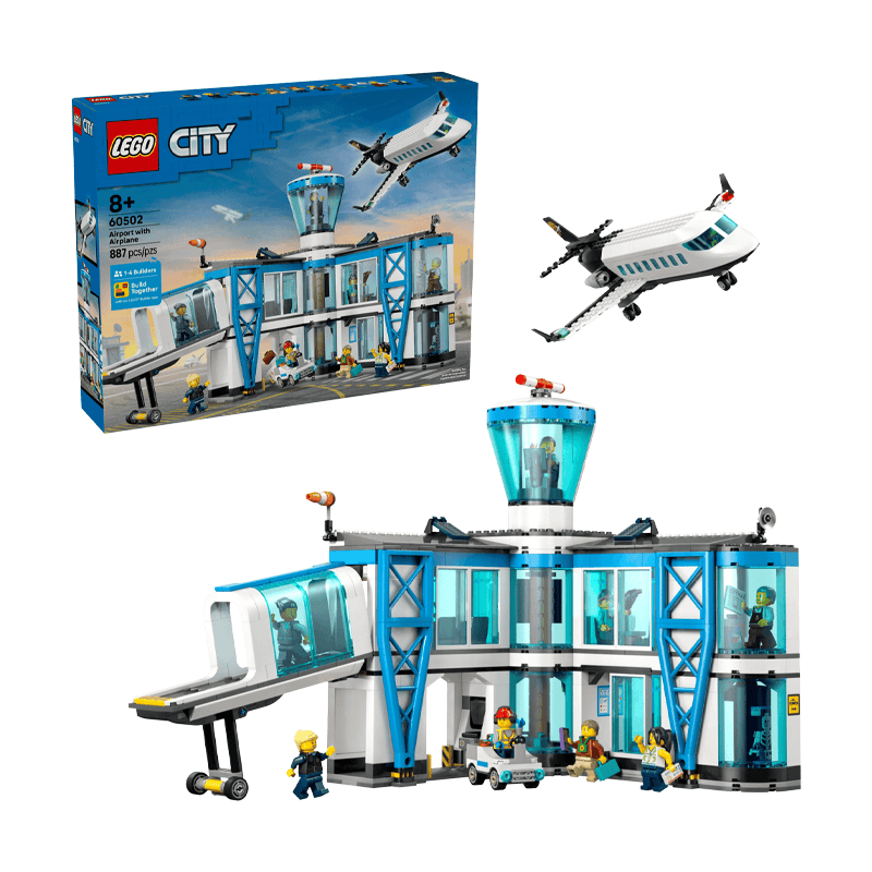 Lego City 60502 Aeropuerto Con Avion
