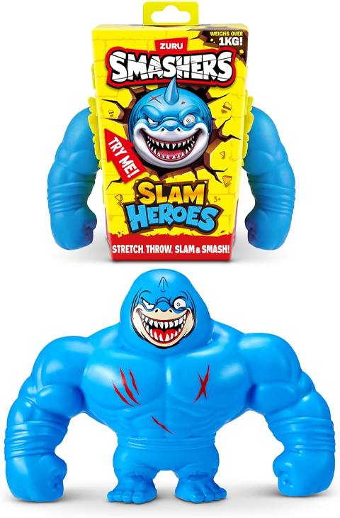 Zuru Smashers 74146 Splat Heroes Y Grunt Gorilla Bone Head Envoltura Pack Serie 1 6 Piezas