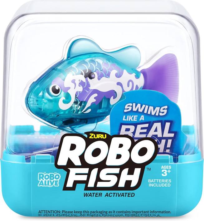 Zuru Robo Alive 7191Uq3 Pez Robot Serie 3-3Facing 12 Piezas