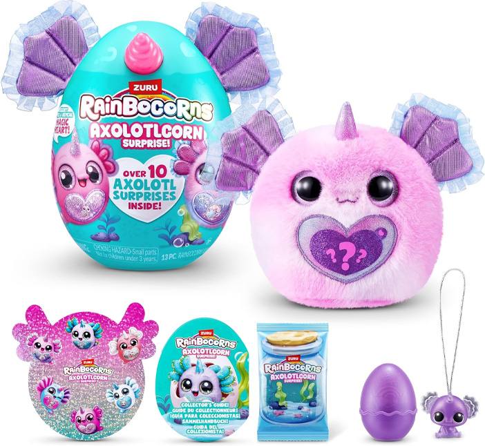 Zuru Rainbocorns 92120Tq1 Corazon Brillo Axolotlcorn Envoltura Serie 1 6 Piezas