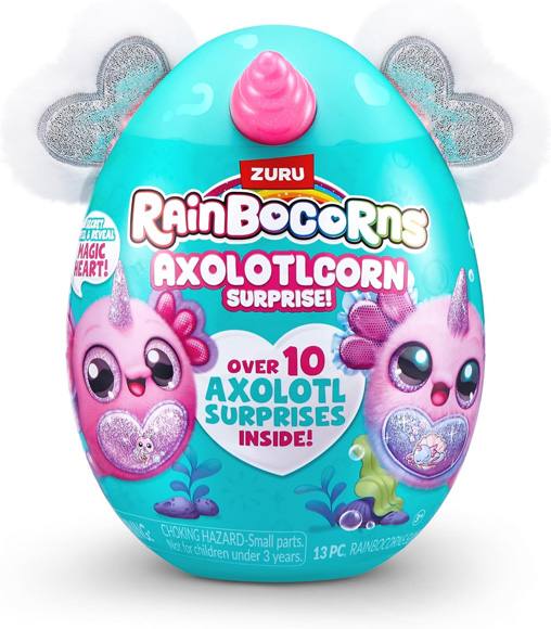 Zuru Rainbocorns 92120Tq1 Corazon Brillo Axolotlcorn Envoltura Serie 1 6 Piezas