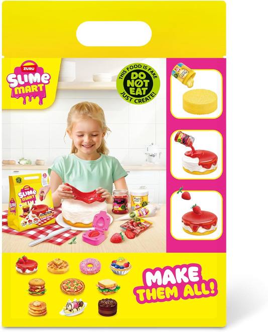 Zuru Slime Mart 15901A Bolsa Compra Pequena Fresa Cheesecake Serie 1