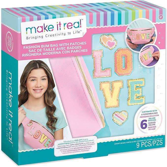 Make It Real 3C4G 1461 Cartera De Moda Con Parches