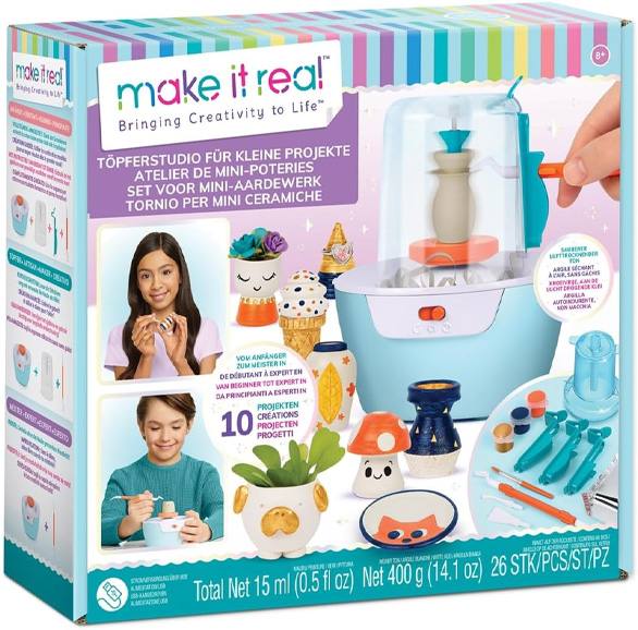 Make It Real Diy 1465 Mini Torno De Alfareria