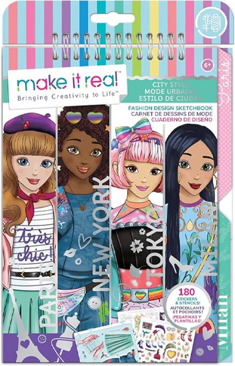 Make It Real 3C4G 3207 Cuaderno De Diseno De Moda Estilo Ciudad