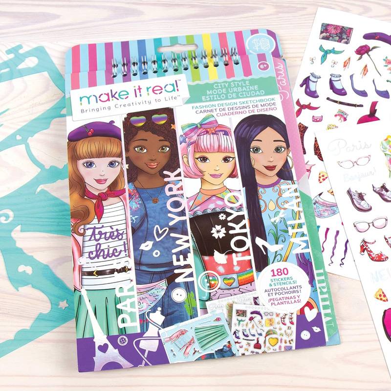 Make It Real 3C4G 3207 Cuaderno De Diseno De Moda Estilo Ciudad