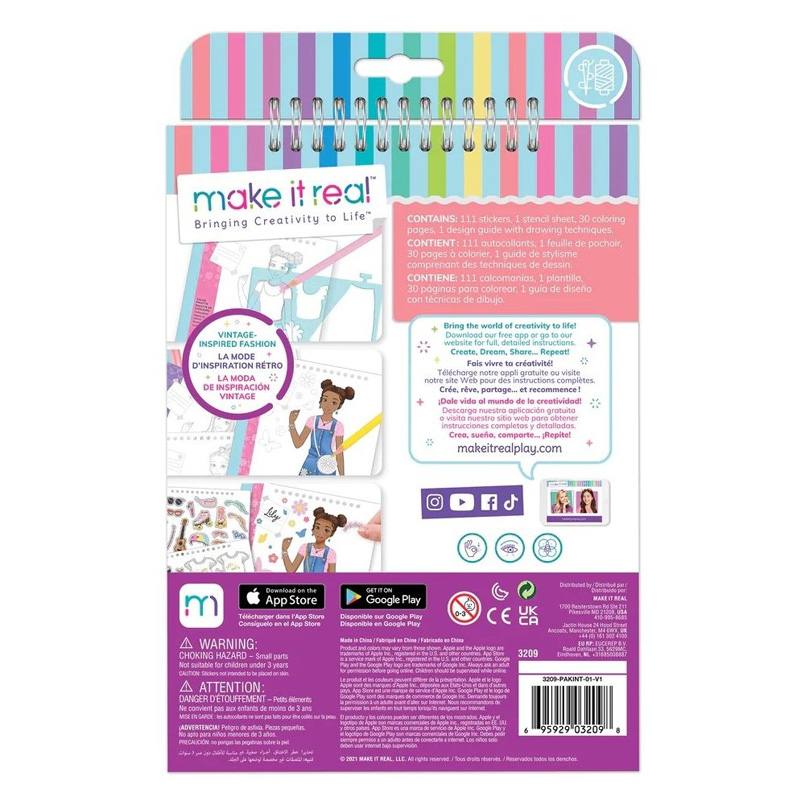 Make It Real 3C4G 3209 Cuaderno De Bocetos Vibra En Flor