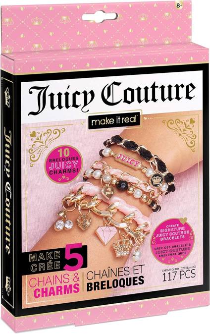 Make It Real Diy 4431 Juicy Couture: Pulseras, Mini Cadenas Y Dijes