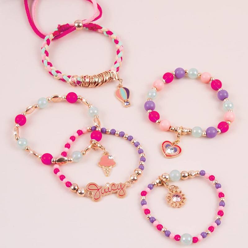 Make It Real Diy 4433 Juicy Couture: Mini Pulseras Cristal Sol