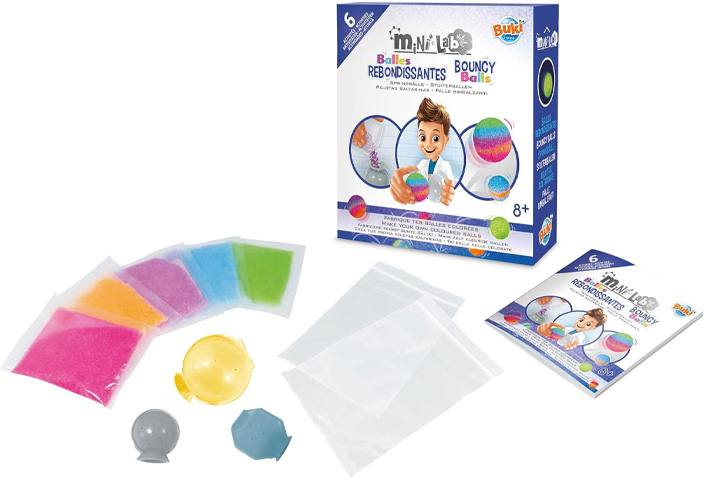 Buki France Mini Lab 3009 Pelotas Rebotadoras 6 Experimentos